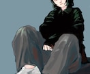 ファッショナブルなイラストを提供します 厚塗り調の好きな服のデザインに寄せたイラストを提供します イメージ3