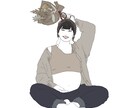 お写真を選ぶだけ！シンプル映えるイラストを描きます SNSアイコンや、プレゼント、グッズ化にオススメです！ イメージ3