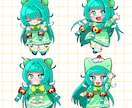 色彩が美しいSDミニキャライラスト制作します グッズ制作・VTuber・企業案件もお気軽にご相談ください！ イメージ6