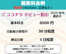 年内ココナラデビュー割引中！　各種動画編集承ります ご依頼が初回の方も安心！修正2回無料でご安心！複数依頼も可 イメージ4