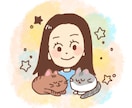 似顔絵、イラスト描きます SNSのアイコンや、投稿で映える可愛いイラスト描きます。 イメージ2