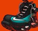 かっこいいスニーカーのイラスト描きます snsアイコンなどにピッタリ！ イメージ6