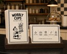 お店の世界観が伝わるショップカード・名刺を作ります ポップ・レトロ・アメリカンで印象に残る一枚を イメージ4