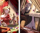 高品質なキャラクターイラストを提供致します イラコン複数受賞歴のあるイラストレーターが丁寧に制作致します イメージ5