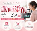 編集初心者向け！プロが動画を丁寧に添削します 500本以上納品した現役編集者が、動画を具体的に改善！ イメージ1