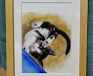 猫ちゃん専門！リアル手描き水彩の肖像画ですます 渾身丁寧に描き込む透明水彩画による唯一の原画をお届けします イメージ6