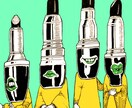 サイケデリックなペン画を描きます 一発描きペン画を描きます！メイキング動画も制作いたします！ イメージ6
