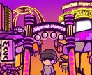 アメリカンカートゥーン風のイラスト作成します ポップで可愛いオリジナルのイラストを作成します イメージ5