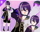 VRChat・VTuber向け3Dモデル制作します 実況配信、WEB会議等で使える！2Dモデルの3D化も◎ イメージ5