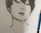 鉛筆による本気の似顔絵描きます 温かみのある鉛筆のタッチ質感を大事にしています。 イメージ6