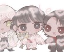 SALE中！ミニキャライラストを制作します 商業利用OK！今っぽい淡色アイコン。 イメージ2