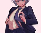 一枚絵、SNSアイコンなどのイラスト作成いたします イラスト、アイコン、立ち絵、動画のサムネイルなどに！ イメージ4