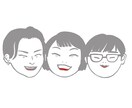似顔絵を制作します 思い出に。プレゼントに。家族、夫婦、恋人、友達 イメージ4