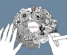 ペン画風の挿絵、ポストカードお描きします 小説の挿絵や誕生日カード、ショップカードに。 イメージ3