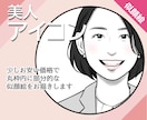 美人アイコン【部分似顔絵】お描きします ■SNSなどのアイコン、名刺のワンポイントに！ イメージ1