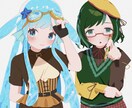 まるでアニメ❕可愛いイラストをお届けします X、YouTubeなど、様々な媒体でお使いいただけます！ イメージ3
