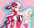 オシャレアイコン、個性なイラスト描きます 個性を生かしたイラスト好き女が描く絵、どうですか？ イメージ5