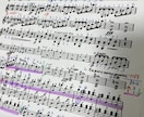 ヴァイオリンの楽譜に指使い書き込みます アマオケやグループレッスンでの演奏をサポート！ イメージ4
