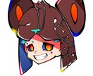 文字で遊んだロゴやアイコン作成します 文字で絵を描く、唯一無二のイラストです イメージ1