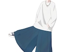 アニメ調の人物SNSアイコンを制作します すっきりした線画と色使いで、あなただけのアイコンを描きます イメージ2
