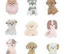 オイルパステルであなたの愛犬を可愛く描きます ゆるキャラ雰囲気とパステルカラーでアイコンにピッタリ！ イメージ2