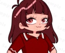 デフォルメイラストお描きします 活動用（女性限定）イラストをお求めの方に！ イメージ2