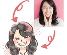 特徴を捉えた可愛い似顔絵を描きます 特徴を可愛らしく捉えた似顔絵を描きます！ イメージ4