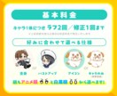 即日納品OK【個性おしおしキャラ】作成します 似顔絵とは違う あらゆる場面を彩る 個性際立つもう1人の自分 イメージ7