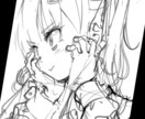 キャラクターの一枚絵、アイコンを描きます かっこいい!!可愛い!!イラスト描きます イメージ2