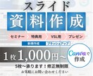 セミナー・プレゼンの資料作成いたします Canvaで見やすいスライド資料を作成！ イメージ1