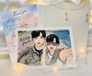 2人だけの“星読みラブレター”×似顔絵　描きます 占星術×似顔絵×手紙／カップル、夫婦、記念日、プレゼントに！ イメージ7