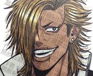 かっこいい男の【アイコン、ヘッダー】制作します 不良漫画みたいなかっこいい男を描きます！ イメージ8