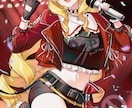 かわいい女の子のイラストをお描きします VTuber立ち絵・配信サムネイル・アイコン・グッズ用など イメージ4