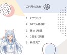思考と感情に寄り添うあなた専用GPTを設計します 迷ったとき、一人で考えなくていいAIです イメージ4