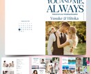 世界にひとつの雑誌に特別なデザインでつくれます 【Canva対応】理想のプロフィールブックを作るテンプレート イメージ1