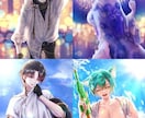 男性VTuberに！全部込！Live2D制作します 高稼働！表情差分2種付き＆選べるロゴorSDキャラ4種！ イメージ9