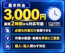 2時間3,000円｜オンラインで事務作業代行します ｜スポット対応｜必要な分だけ｜全部お任せ｜販売実績64件｜ イメージ5