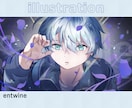 青と光が際立つ幻想的な背景イラストを描きます MV・歌ってみた/サムネイル作成など！商用利用OK！ イメージ7