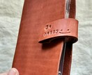 本革のオリジナルスマホケースが作れます 15色　刻印無料　手帳型スマホケース イメージ3
