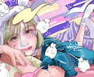好きが詰まった楽しい人物メインのイラスト描きます アイコン・MV・サムネイルなどで目立ちたい方必見！ イメージ2