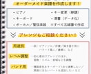 ピアノ・キーボード奏者が耳コピで楽譜作成します 【先着3名様1000円オフ】特別価格キャンペーン中！ イメージ6