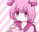 レトロで優しくて可愛いアニメ塗りでアイコン描きます SNSでもひときわ目を引く可愛さ イメージ2