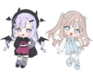 かわいいミニキャラクター制作いたします 3等身~1.5等身までのかわいいミニキャラクター描きます！ イメージ2