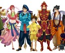 お好みのオリジナルのキャラクターデザインいたします ご自身の創作キャラ…小説の登場人物…理想のキャラ作ります！ イメージ8