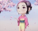 ３頭身（デフォルメ）キャラクター制作します ちょっとだけ特徴のある３頭身キャラクターはいかがですか？ イメージ2