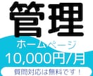 簡易版！継続してホームページの管理を行います 独自ドメインの取得や質問対応はプランに含まれています！ イメージ1