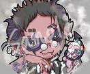 ジト目デフォアイコン、キャラ作ります 好きなもの全部取り入れた派手目なデフォちゃん、作りませんか？ イメージ4