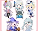 ふんわり可愛いSD・ミニキャライラスト描きます 商用利用料込！SNS・配信・動画・グッズなどにオススメ◎ イメージ3
