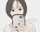 女の子のイラストを描きます どこかミステリアスで素敵な女性 イメージ3