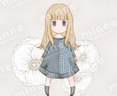 商用利用可!アンティーク風イラストを販売しています おしゃれ・可愛いイラスト/ドールガール イメージ5